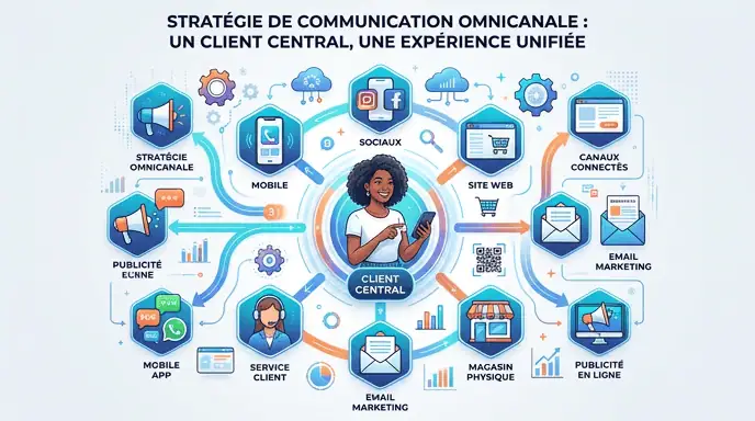 schéma communication omnicanale définition principes fondamentaux