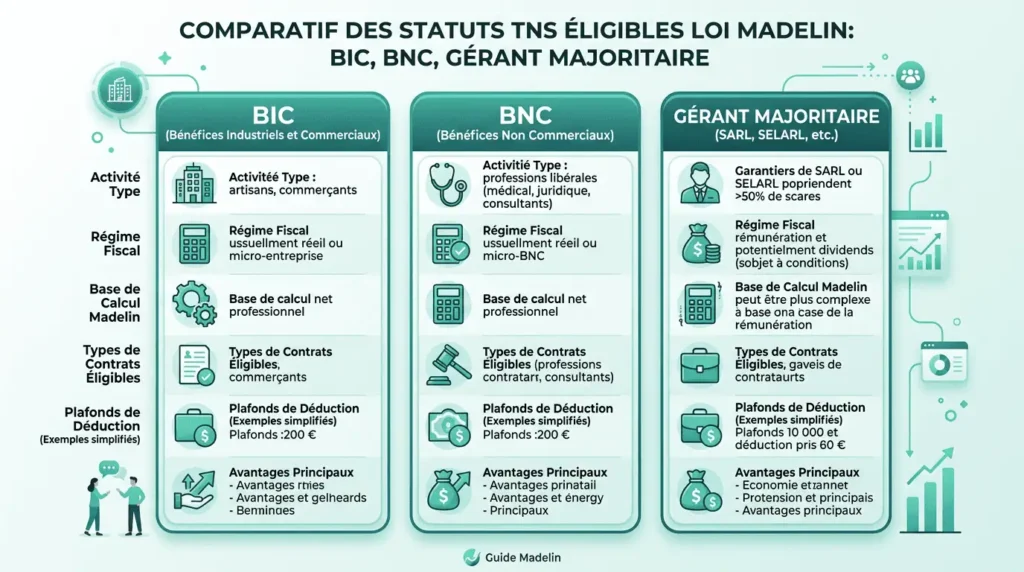principe déduction fiscale cotisations santé mutuelle loi Madelin travailleur non salarié