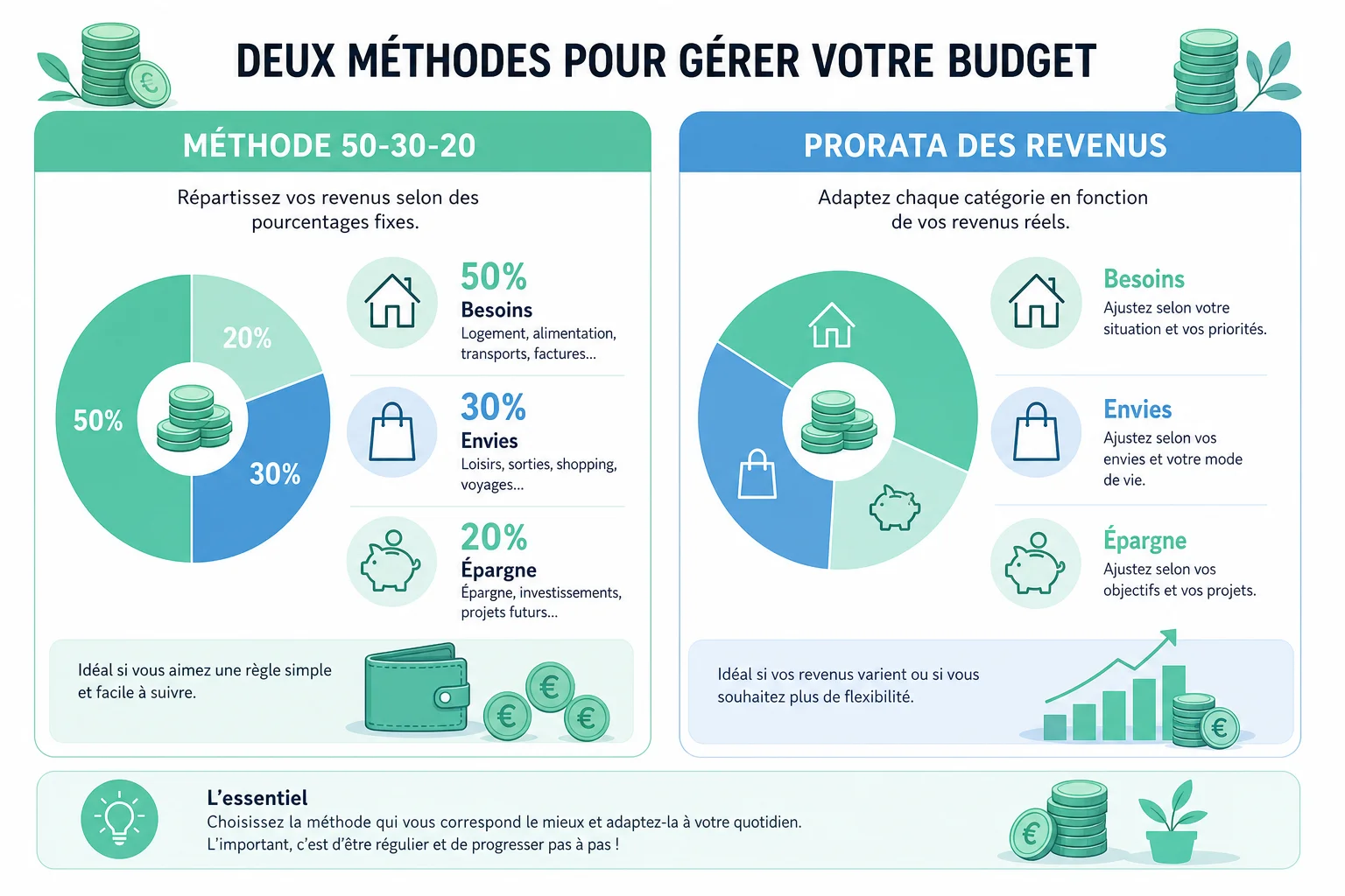 Comparatif des méthodes de gestion budgétaire en couple Méthodes pour gérer son budget et éviter de se séparer à cause de l'argent
