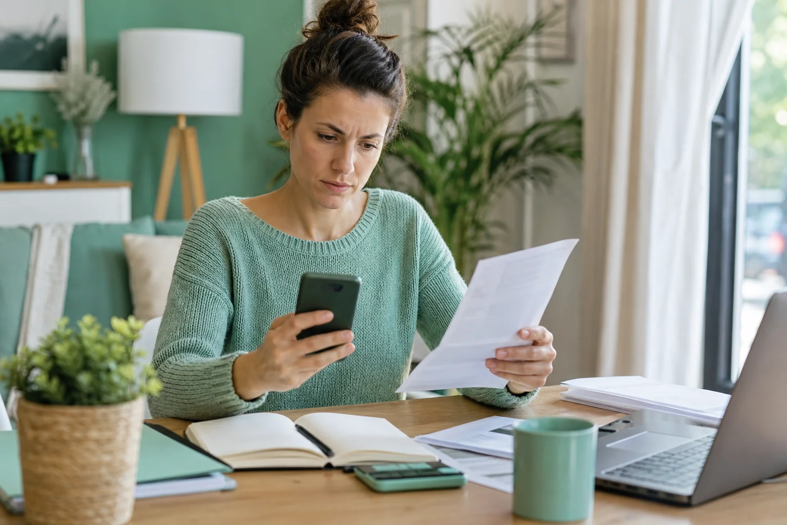 Vérification du virement après réception du bulletin de paie